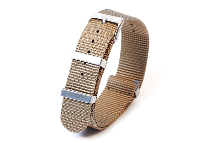 Watchstrap 20mm nylon beige