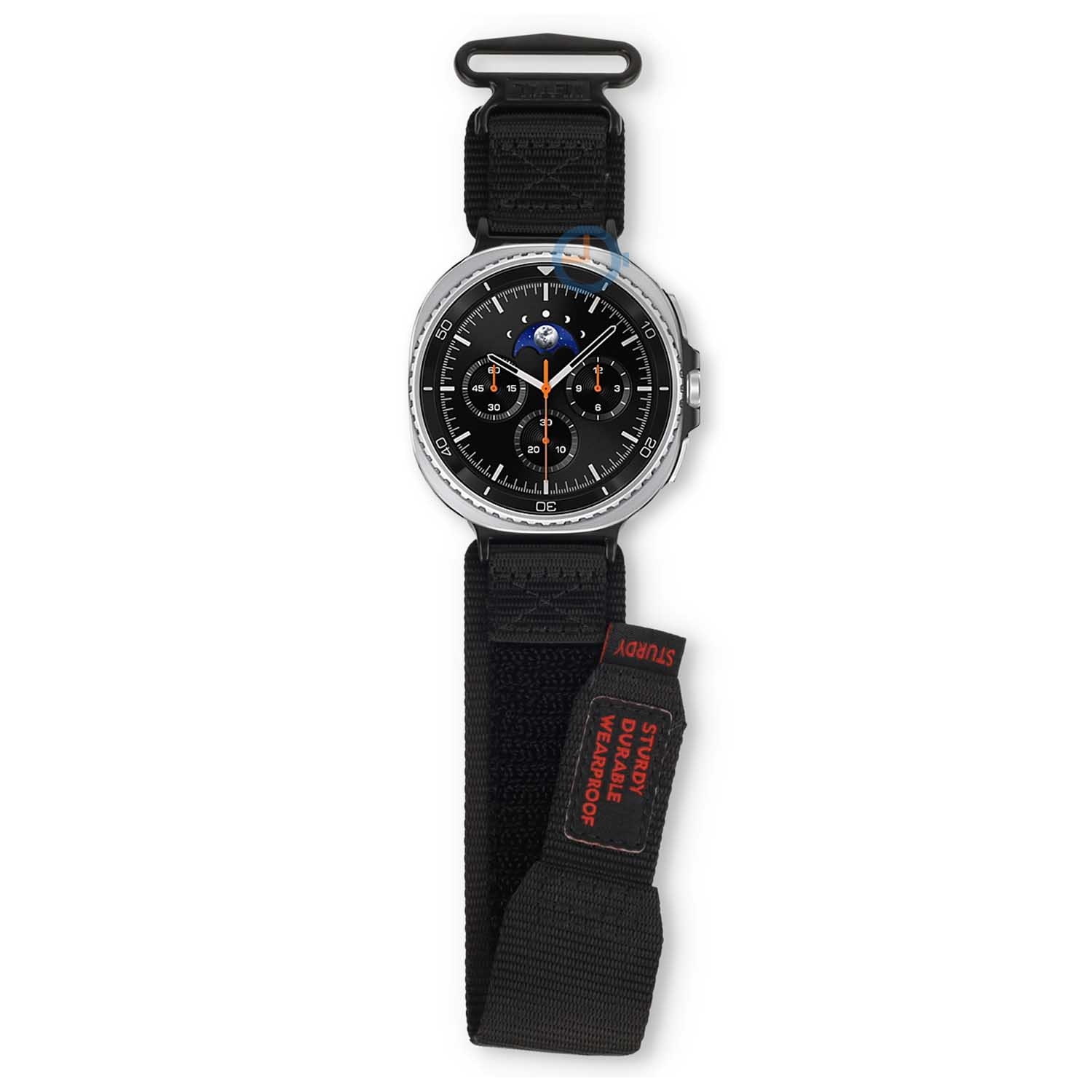 Samsung Galaxy Watch 8 40mm nylon Watch Strap - Black