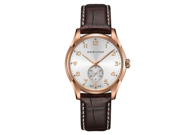 Hamilton watch strap H38441553 - brown leather
