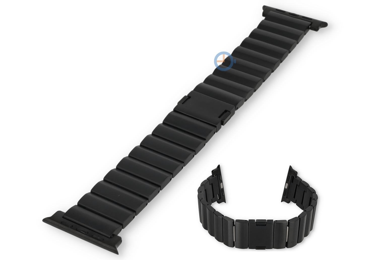 Stainless steel watch strap 49mm Apple Watch - black