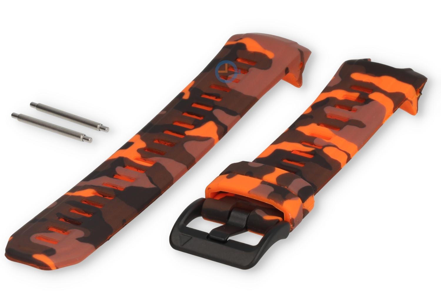 Camouflage strap Garmin Instinct 3 - 50mm - orange