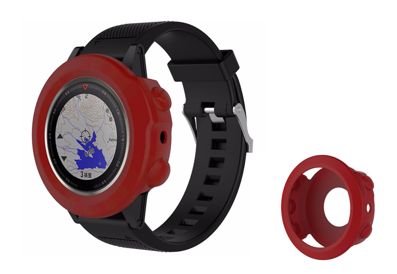 Garmin Fenix 5/6/7 case red