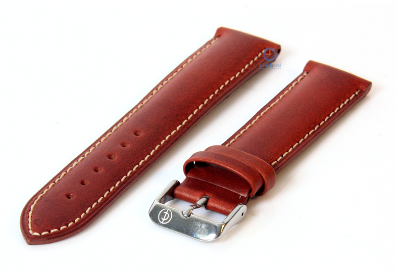 Watchstrap 26mm brown leather