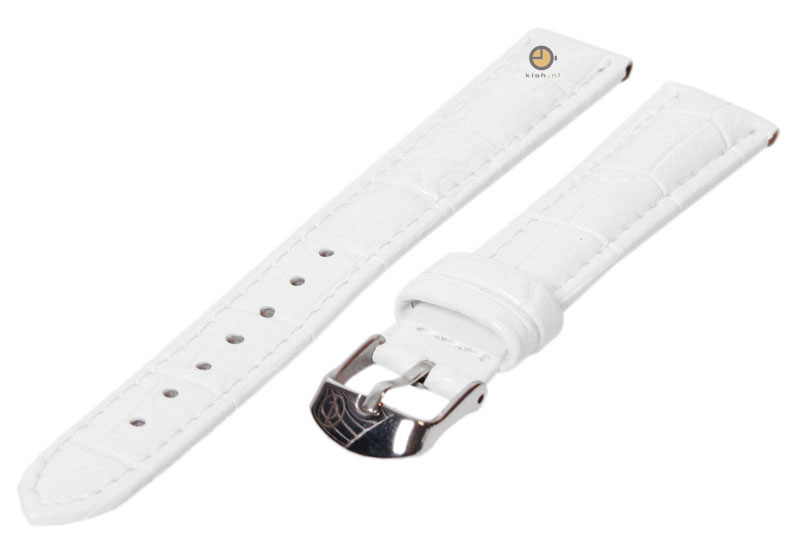 Watchstrap 16mm white leather