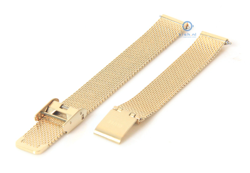 Cluse watchstrap La Vedette mesh gold CLS503