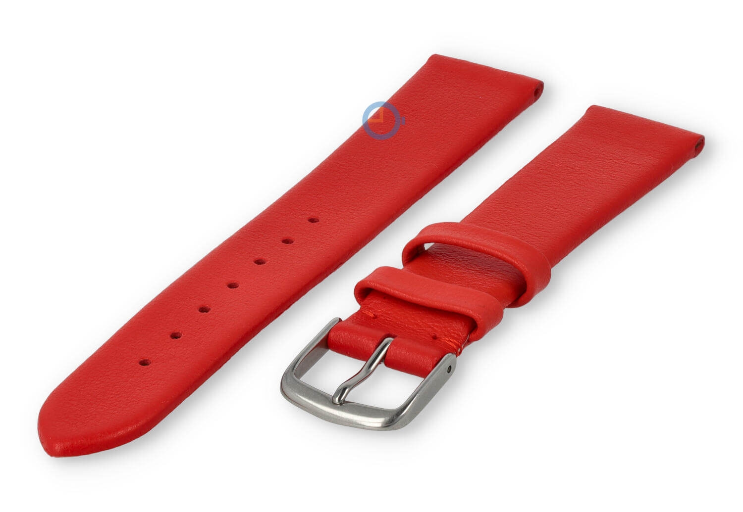 Seamless and smooth strap 16mm - red