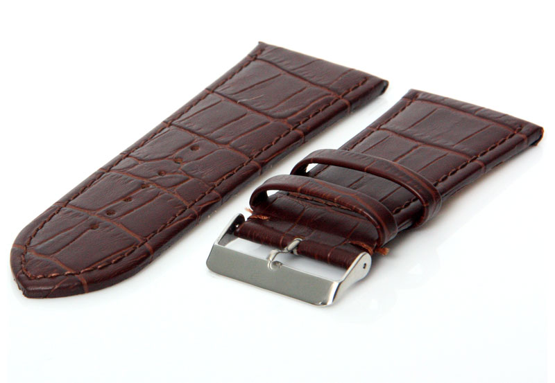 Watchstrap 36mm dark brown