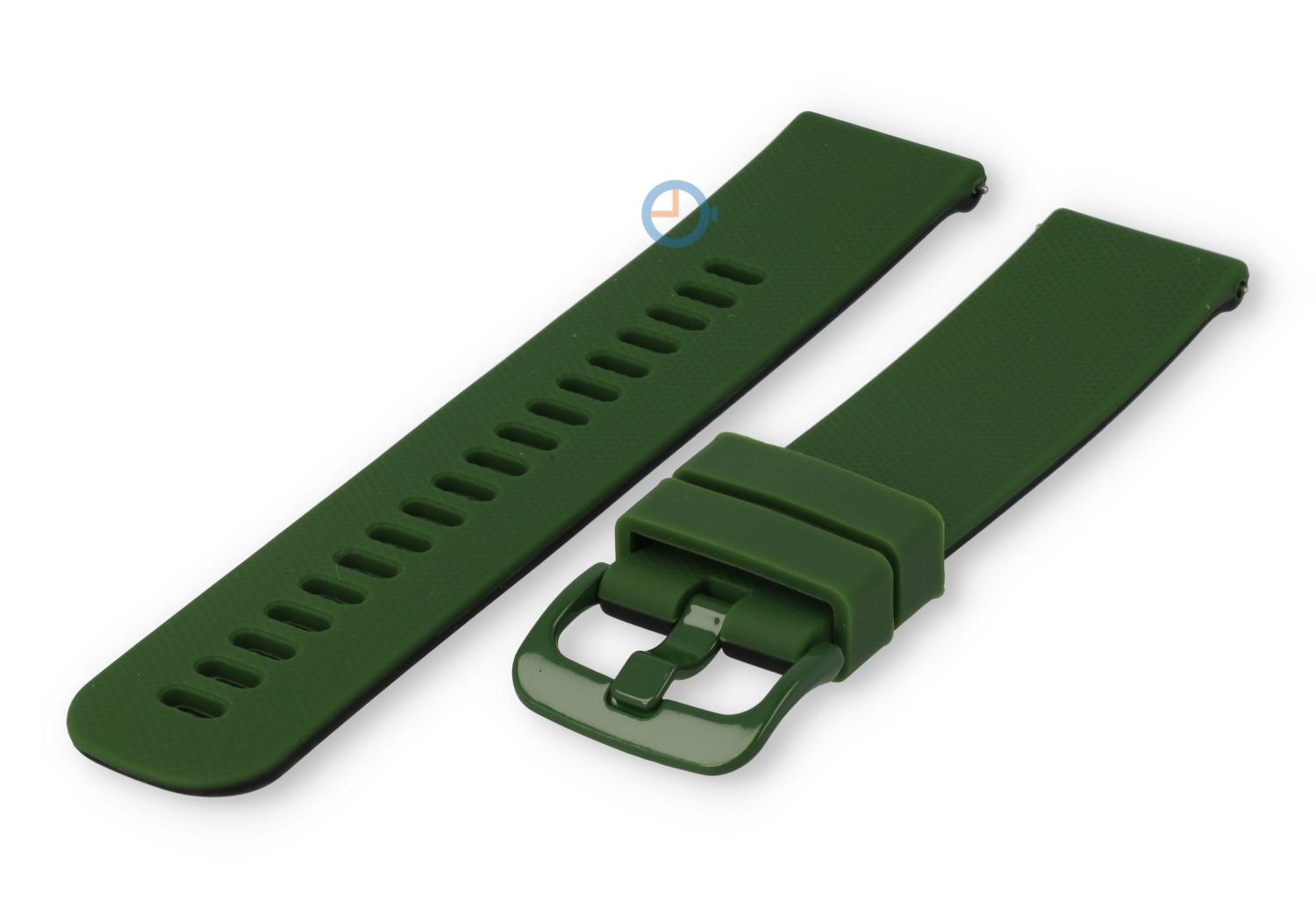 Garmin Vivoactive 5  strap 20mm - forest green/black