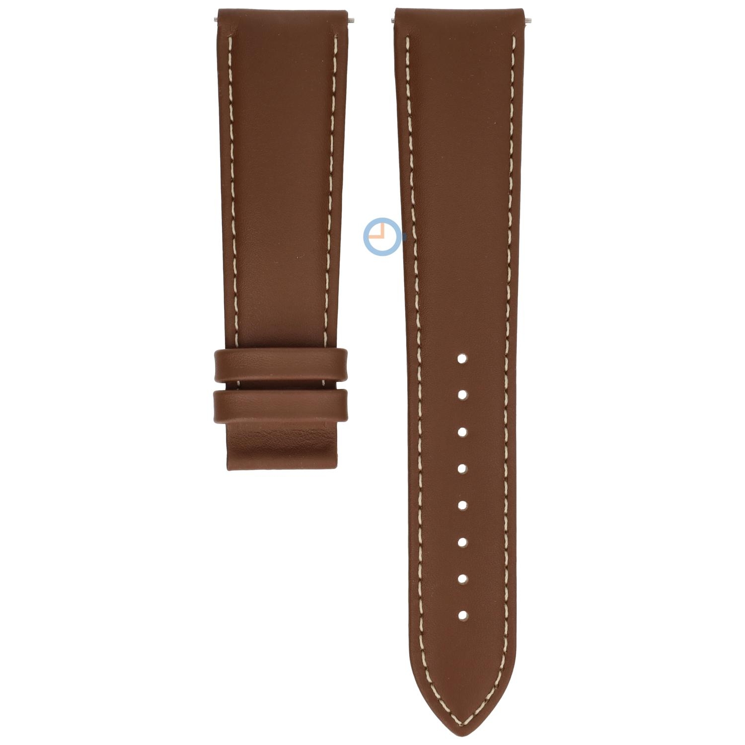 Tissot watch strap T1274071603100 brown leather