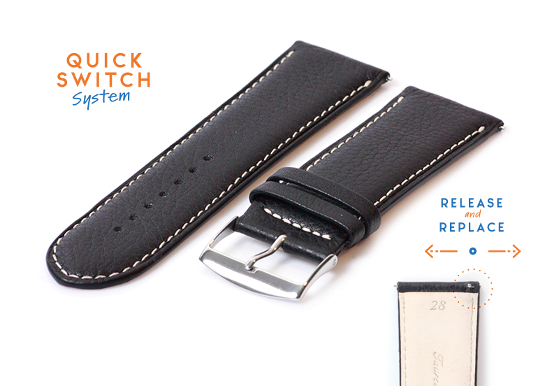 Watchstrap 28mm black