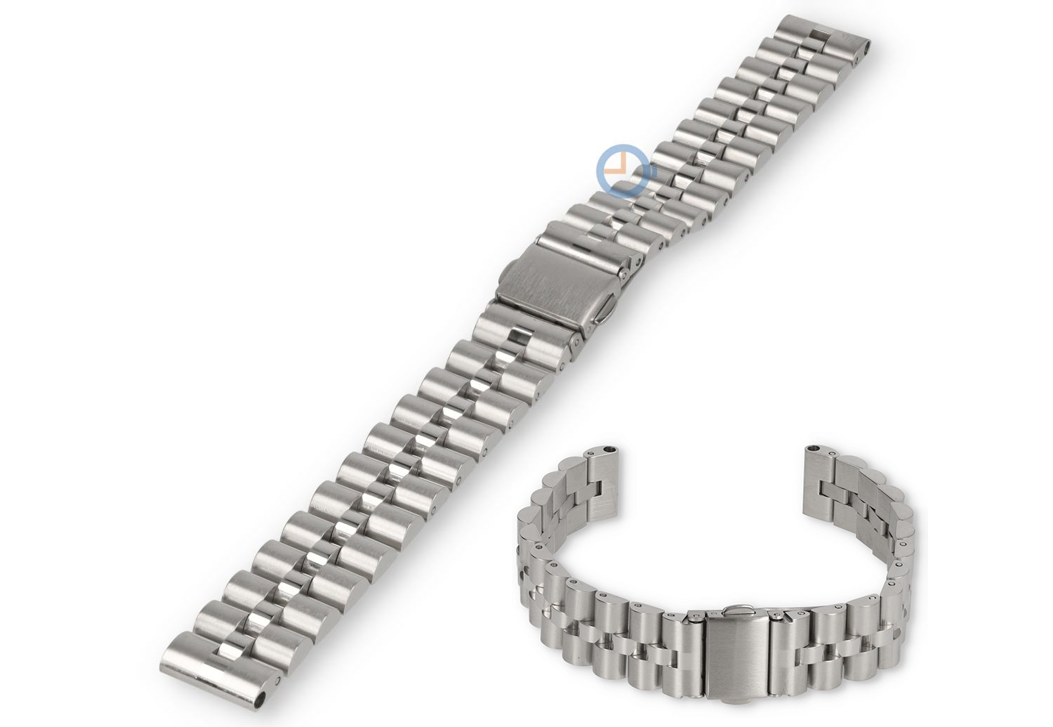 14mm Rolex President's bracelet - silver metal