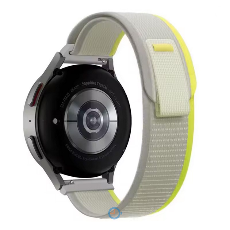 Coros Pace 3 watch strap nylon (22mm) - gray yellow