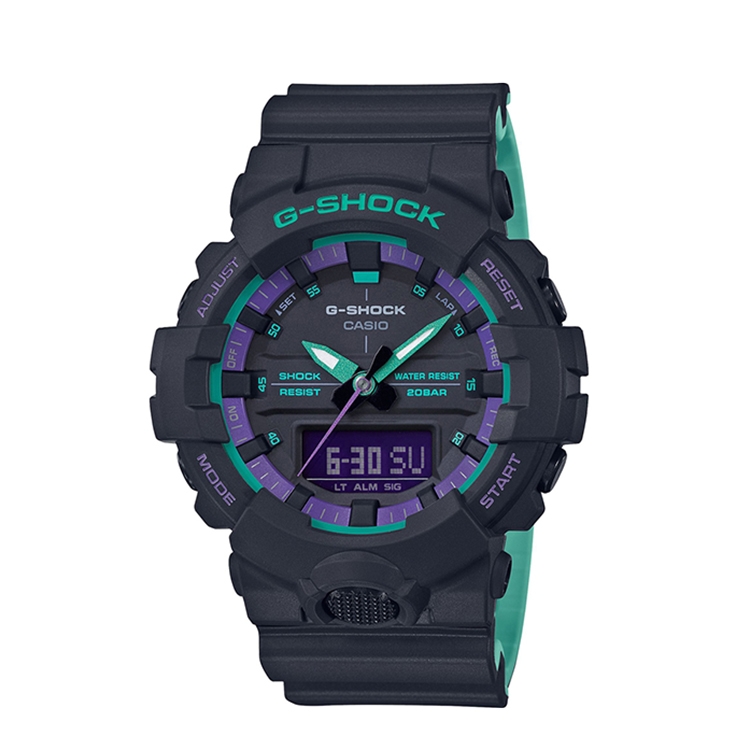 Watch strap G-Shock GA-800BL-1A