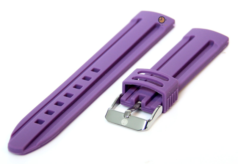 Watchstrap silicone purple 20mm