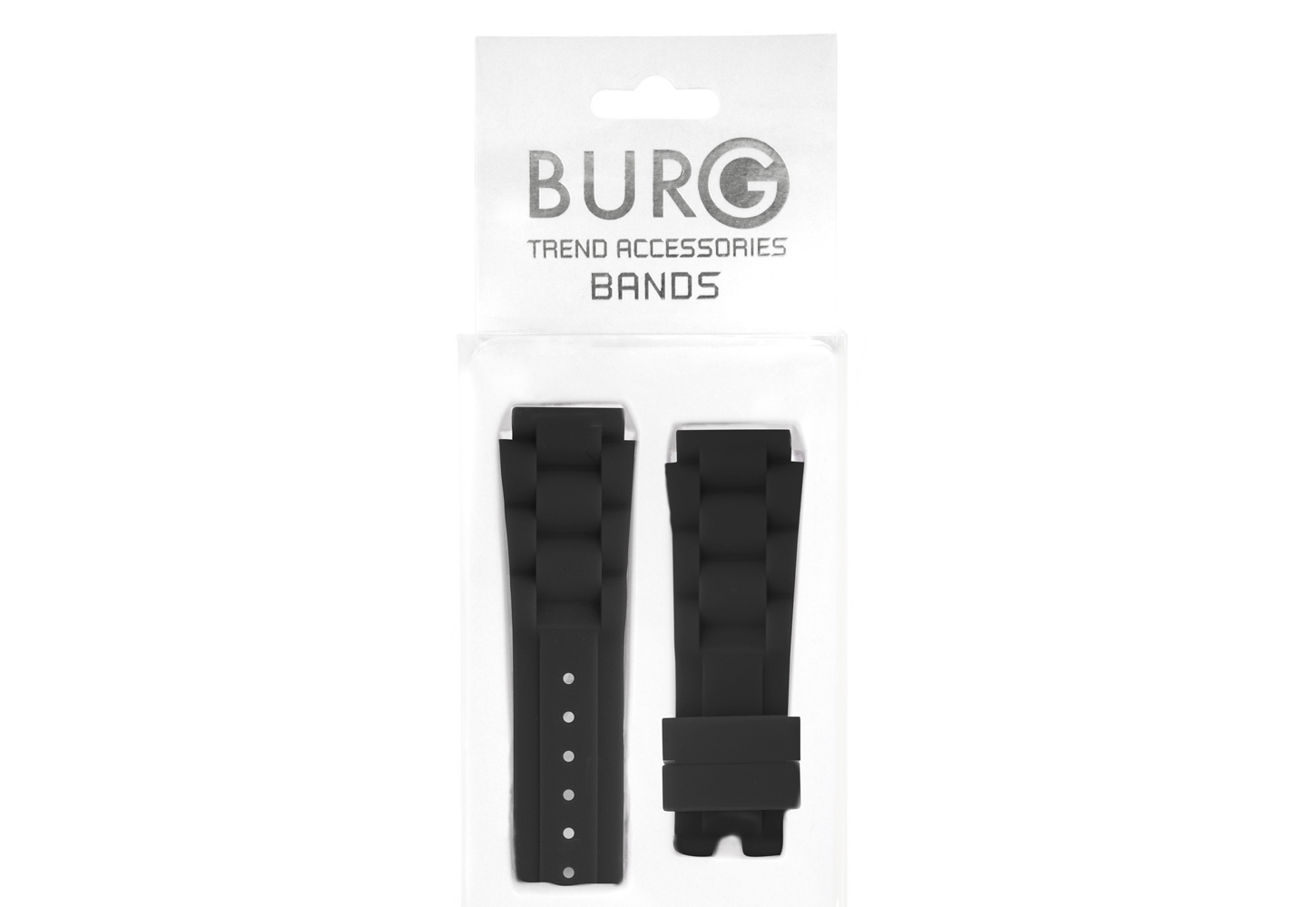Burg black WP09202 watchstrap